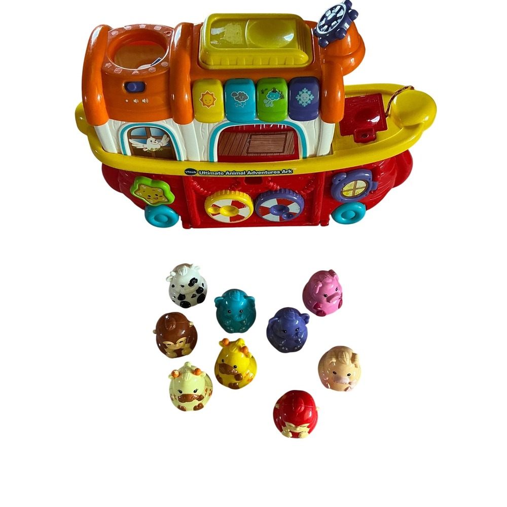 Vtech Ultimate Animal‎ Adventures Ark Interactive Toy with 9 Animals Noahs Ark